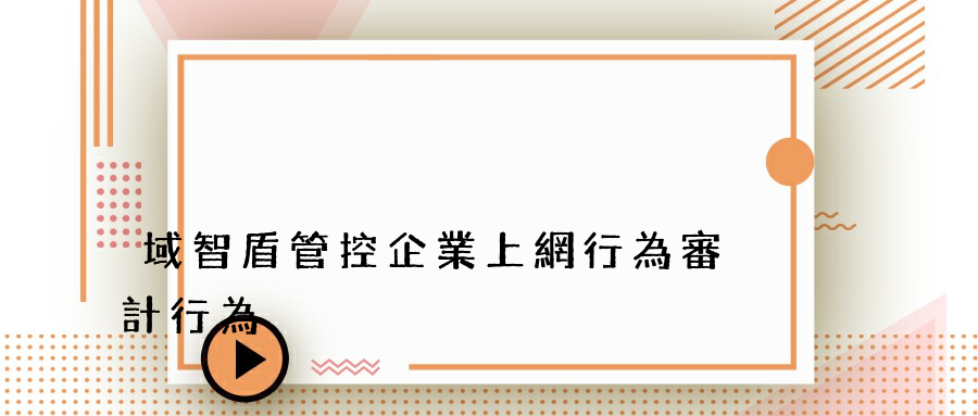 域智盾管控企業上網行為審計行為