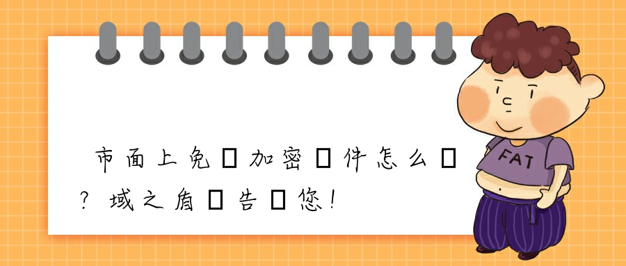 市面上免費加密軟件怎么樣？域之盾來告訴您！