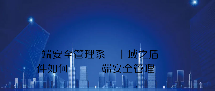 終端安全管理系統丨域之盾軟件如何實現終端安全管理