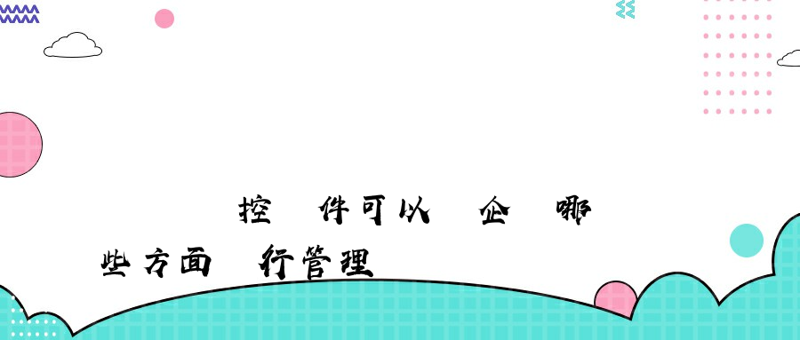 電腦監控軟件可以對企業哪些方面進行管理